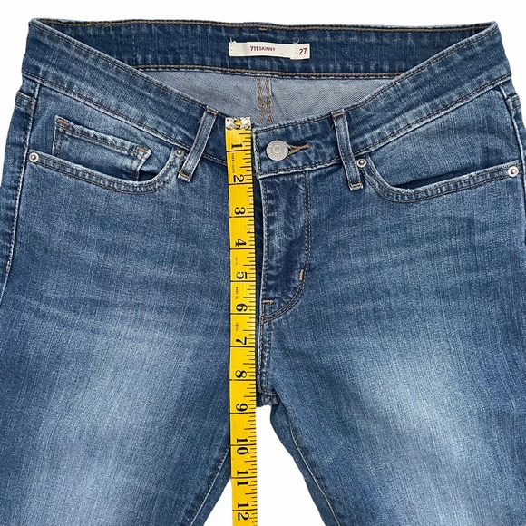 Levi's 711 Skinny Woman's Jeans SZ (8.5/27) - Picture 8 of 10